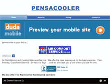 Tablet Screenshot of pensacooler.com